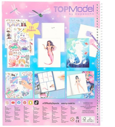 TOPMODEL ZESTAW KREATYWNY Z NAKLEJKAMI FANTASY MODE