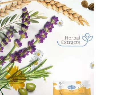 Bebble Chusteczki wodne Rumiankowe 54 szt