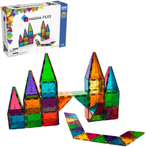 MAGNA-TILES KLOCKI MAGNETYCZNE CLASSIC 100 el