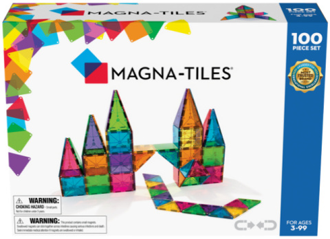 MAGNA-TILES KLOCKI MAGNETYCZNE CLASSIC 100 el