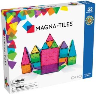 MAGNA-TILES KLOCKI MAGNETYCZNE CLASSIC STARTER 32 elementy