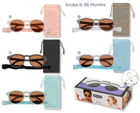 Okulary przeciwsłoneczne Dooky Aruba MINT 6-36 m