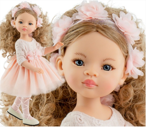 PAOLA REINA - HISZPAŃSKA LALKA WINYLOWA REBECA RUCHOME STAWY 32 CM