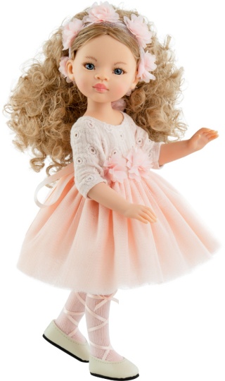 PAOLA REINA - HISZPAŃSKA LALKA WINYLOWA REBECA RUCHOME STAWY 32 CM