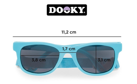 DOOKY OKULARY PRZECIWSŁONECZNE DLA DZIECI Santorini AQUA NIEBIESKIE 6-36 m DOOKY OKULARY PRZECIWSŁONECZNE DLA DZIECI Santorini AQUA NIEBIESKIE 6-36 m