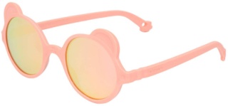 KIETLA OURS'ON OKULARY PRZECIWSŁONECZNE DLA DZIECI RÓŻOWE PEACH 2-4 LATA UV