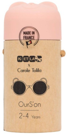 KIETLA OURS'ON OKULARY PRZECIWSŁONECZNE DLA DZIECI RÓŻOWE PEACH 2-4 LATA UV