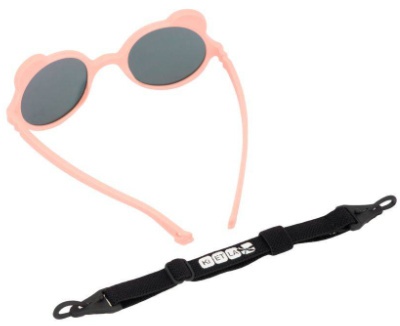 KIETLA OURS'ON OKULARY PRZECIWSŁONECZNE DLA DZIECI RÓŻOWE PEACH 2-4 LATA UV