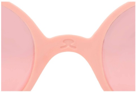 KIETLA OURS'ON OKULARY PRZECIWSŁONECZNE DLA DZIECI RÓŻOWE PEACH 2-4 LATA UV