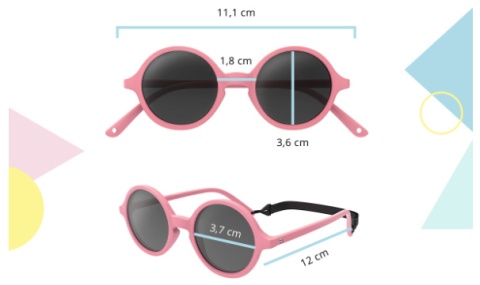 KIETLA WOAM OKULARY PRZECIWSŁONECZNE DLA DZIECI BROWN 2-4 LATA UV