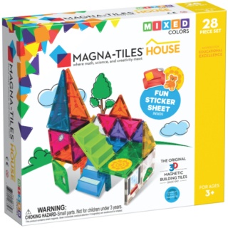 MAGNA-TILES KLOCKI MAGNETYCZNE HOUSE DOM DOMEK 28 el.