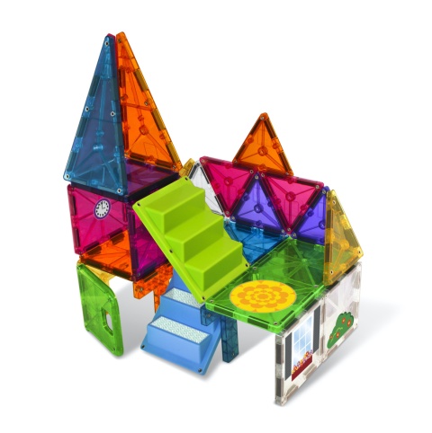 MAGNA-TILES KLOCKI MAGNETYCZNE HOUSE DOM DOMEK 28 el.