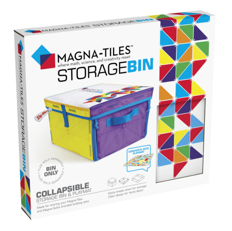 MAGNA-TILES SKRZYNIA POJEMNIK NA KLOCKI MAGNETYCZNE MATA INTERAKTYWNA 2W1