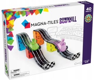 MAGNA-TILES KLOCKI MAGNETYCZNE DOWNHILL DUO 40 el