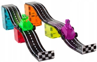 MAGNA-TILES KLOCKI MAGNETYCZNE DOWNHILL DUO 40 el
