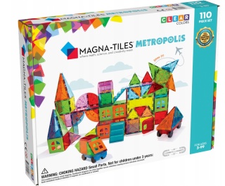 MAGNA-TILES KLOCKI MAGNETYCZNE METROPOLIS 110 EL
