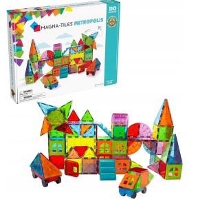 MAGNA-TILES KLOCKI MAGNETYCZNE METROPOLIS 110 EL