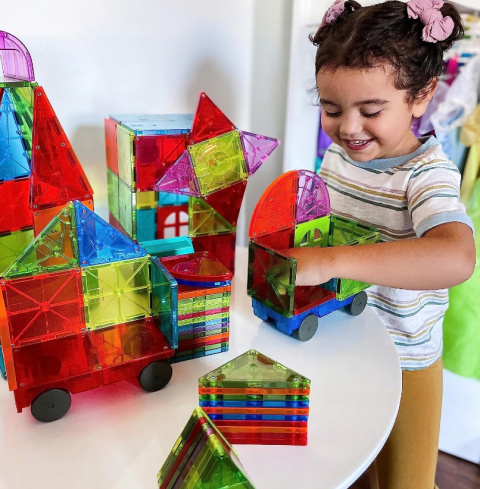 MAGNA-TILES KLOCKI MAGNETYCZNE METROPOLIS 110 EL