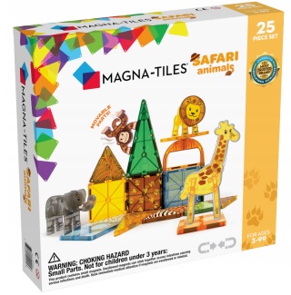 MAGNA-TILES KLOCKI MAGNETYCZNE SAFARI ANIMALS 25 el
