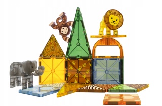 MAGNA-TILES KLOCKI MAGNETYCZNE SAFARI ANIMALS 25 el
