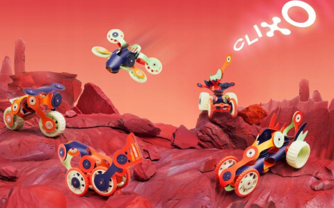 CLIXO KLOCKI MAGNETYCZNE MARS ROVERS 30 EL.