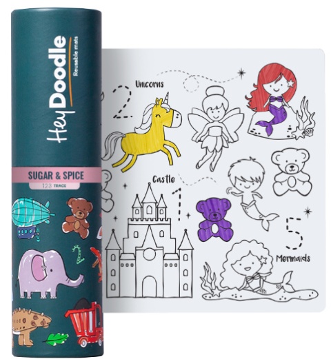 Mata Silikonowa do Kolorowania A4 - Bajkowe Królestwo