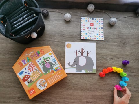 Mój pierwszy zestaw artystyczny Apli Kids - Stempelki