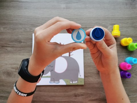 Mój pierwszy zestaw artystyczny Apli Kids - Stempelki