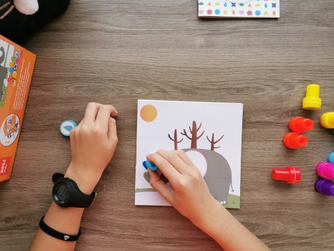 Mój pierwszy zestaw artystyczny Apli Kids - Stempelki