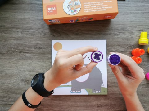 Mój pierwszy zestaw artystyczny Apli Kids - Stempelki