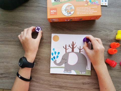 Mój pierwszy zestaw artystyczny Apli Kids - Stempelki