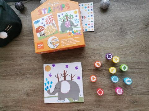 Mój pierwszy zestaw artystyczny Apli Kids - Stempelki