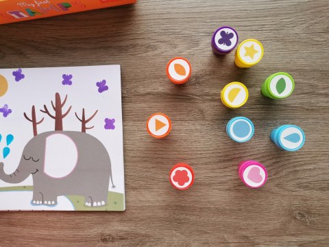 Mój pierwszy zestaw artystyczny Apli Kids - Stempelki