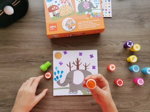 Mój pierwszy zestaw artystyczny Apli Kids - Stempelki