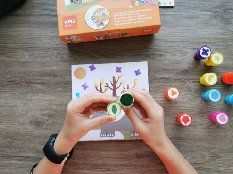 Mój pierwszy zestaw artystyczny Apli Kids - Stempelki