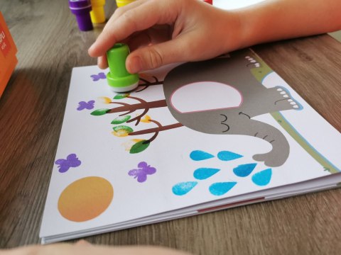 Mój pierwszy zestaw artystyczny Apli Kids - Stempelki