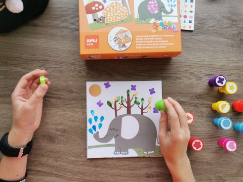 Mój pierwszy zestaw artystyczny Apli Kids - Stempelki