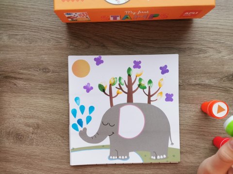 Mój pierwszy zestaw artystyczny Apli Kids - Stempelki