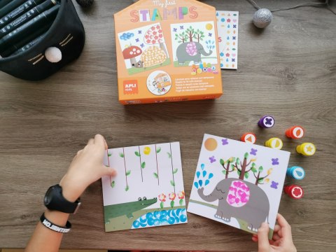 Mój pierwszy zestaw artystyczny Apli Kids - Stempelki