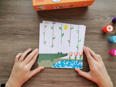 Mój pierwszy zestaw artystyczny Apli Kids - Stempelki