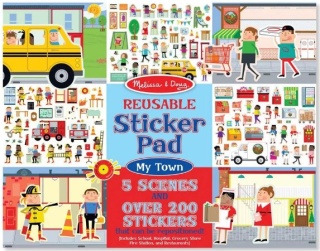 Naklejki Wielokrotnego Użytku Miasto Melissa