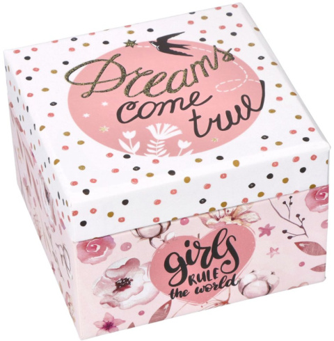 SZKATUŁKA Z POZYTYWKĄ GIRLS RULE ADAM TOYS