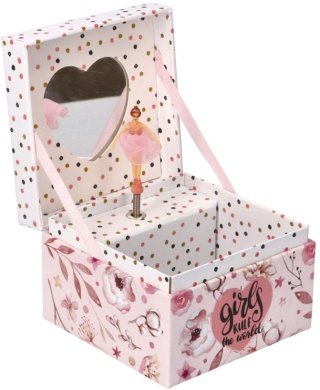 SZKATUŁKA Z POZYTYWKĄ GIRLS RULE ADAM TOYS
