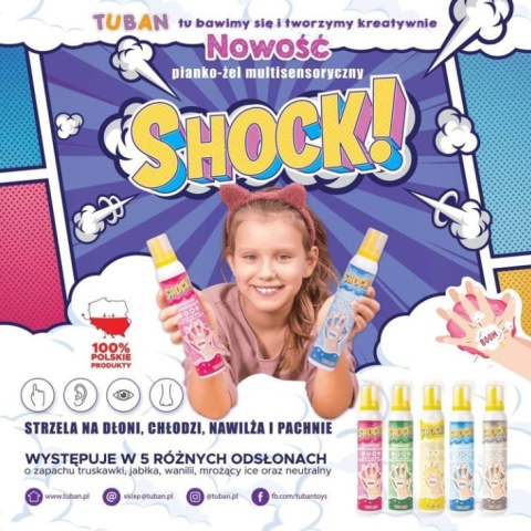 TUBAN SHOCK_PIANKO-ŻEL TRUSKAWKA 200ML