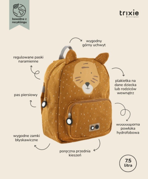 Trixie Baby Plecak Tygrys