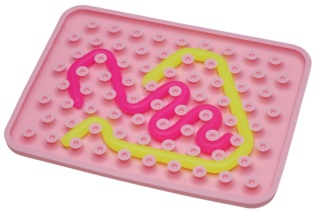 WIGGLYTOY ZABAWKA SENSORYCZNA RÓŻOWA