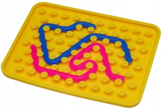 WIGGLYTOY ZABAWKA SENSORYCZNA ŻÓŁTA