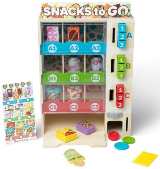 Melissa&Doug AUTOMAT DO PRZEKĄSEK - ZABAWKOWA MASZYNA VENDINGOWA