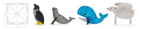 MAGNA-TILES KLOCKI MAGNETYCZNE ARCTIC ANIMALS 25 el.