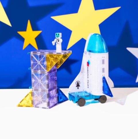 MAGNA-TILES KLOCKI MAGNETYCZNE KOSMOS 32 el